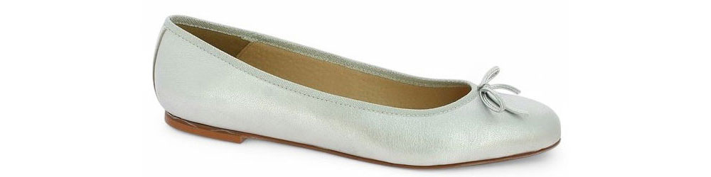 Ballerine couleur argent pour femme grande pointure